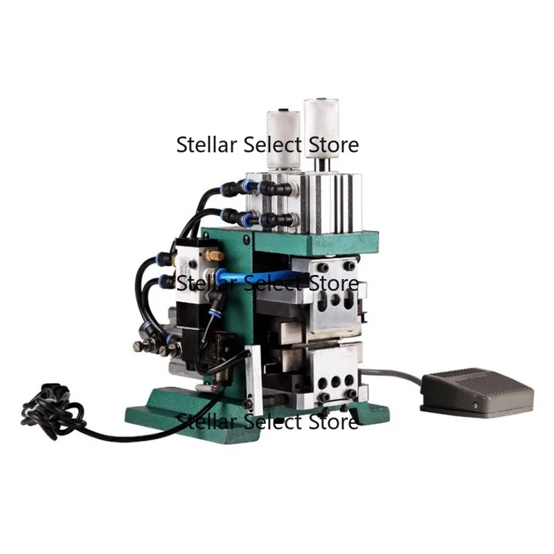 JW-3FN Vertical Pneumatic Core Wire Stripping Twisting Machine Multi Wires Synchronous Stripper Twister