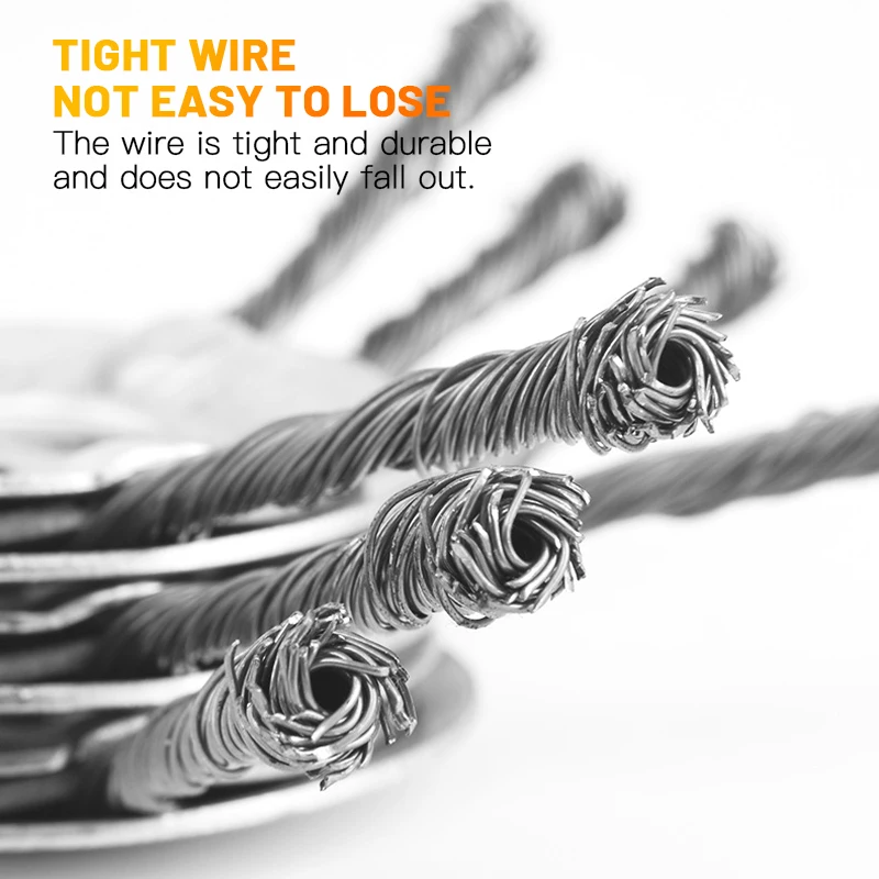 

LUSQI 1/2PC 6 Inch Steel Wire Grass Trimmer Head Universal Weed Brush Fit Electric Lawnmower Brushcutter Removal Moss Rust