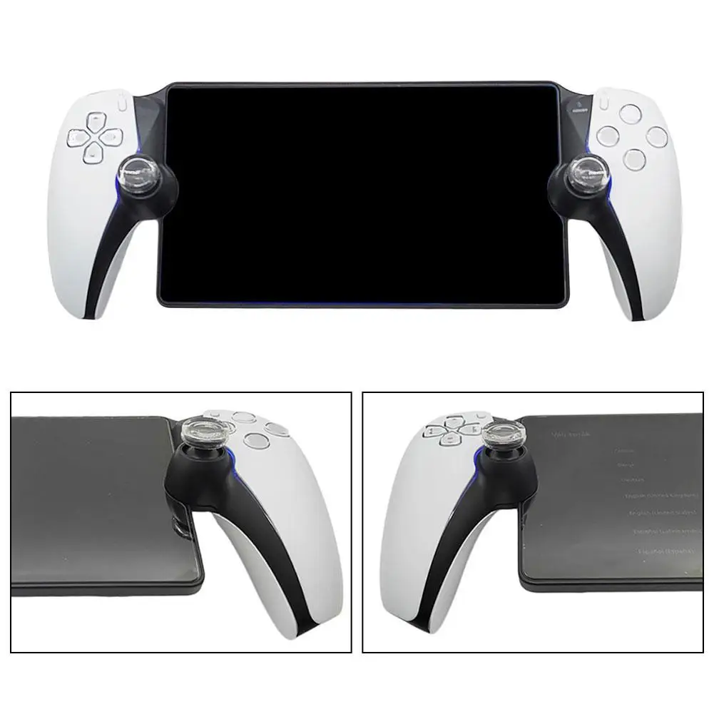 1 paar Für PS5 Portal Rocker Kappe Flüssigkeit Silikon Transparent Game Controller Abdeckung Stick Daumen Grip Rocker Caps Für