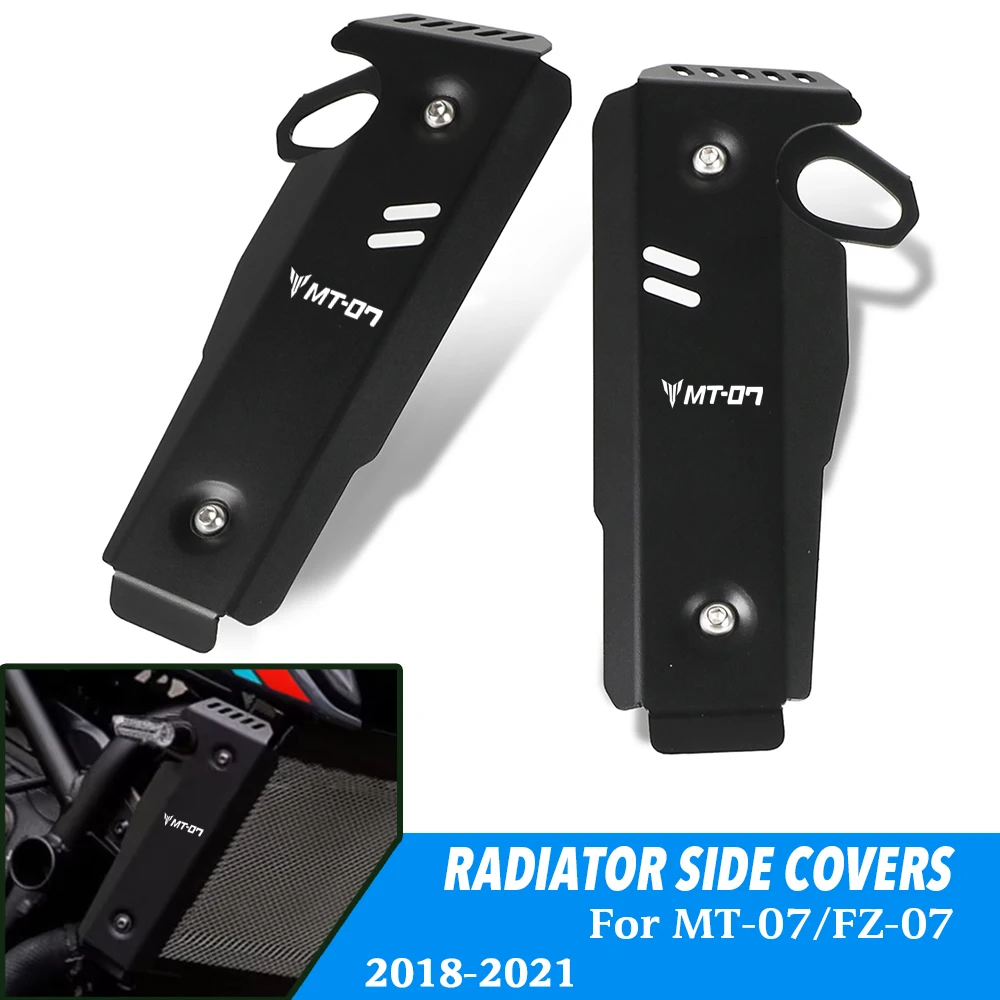 

For Yamaha MT07 FZ07 MT 07 FZ 07 2018~2021 2022 Motorcycle Accessories Radiator Guard Grille Cover Protector Protective Grill