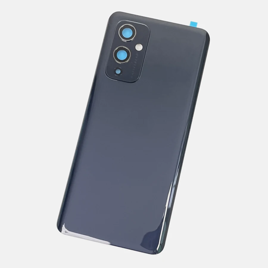 A Gorilla Glas 5 Achterbehuizing Voor Oneplus 9 Batterij Achterklep Glas Reparatie Telefoondeurhoes + Camera Lens Logo