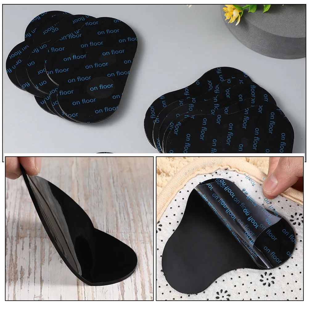 8 قطعة شريط سجادة مضاد للانزلاق قسط السجاد القابض للأرضيات بلاط الخشب الصلب عدم الانزلاق وسادة المثبت لممر الحمام المطبخ #3