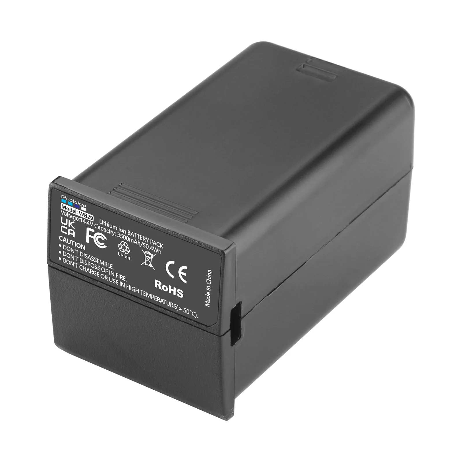 14.4V 3500mAh WB29 Battery for Godox Outdoor Pocket Flash AD200 AD200pro AD300pro WB300P Speedlite Flashgun