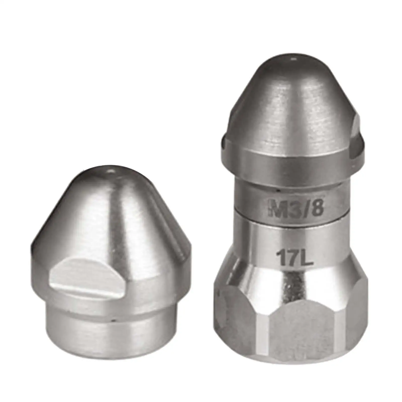 Sewer Jet Nozzle Front 1 Rear 6 High Pressure Spray Head Discharge Pipe Nozzles