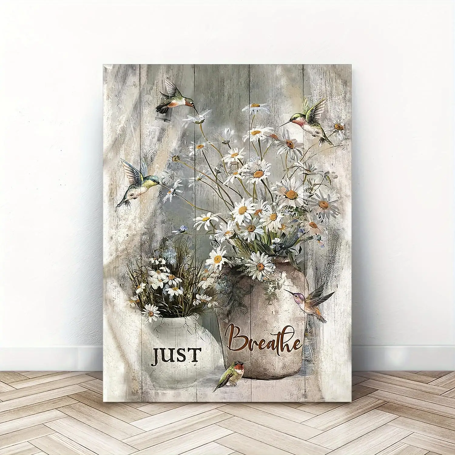 

Vintage Bee Canvas Painting What a Beautiful World Inspirational Quotes for Wall Decor Rustic Farmhouse Prints Bee Flowers