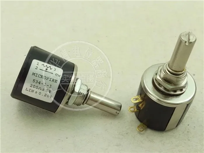 Printing machine multi winding potentiometer 534-1-1 200R Ω 1K 2K 5K 10K Handle length 24MM