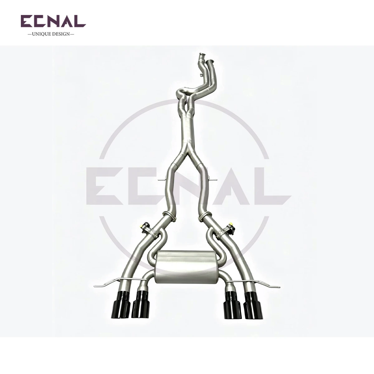 Ecnal Exhaust Valved Catback for BMW G80 M3 G82 M4 G87 M2 S58 3.0T New Design SUS304 Exhaust System with Valve Muffler