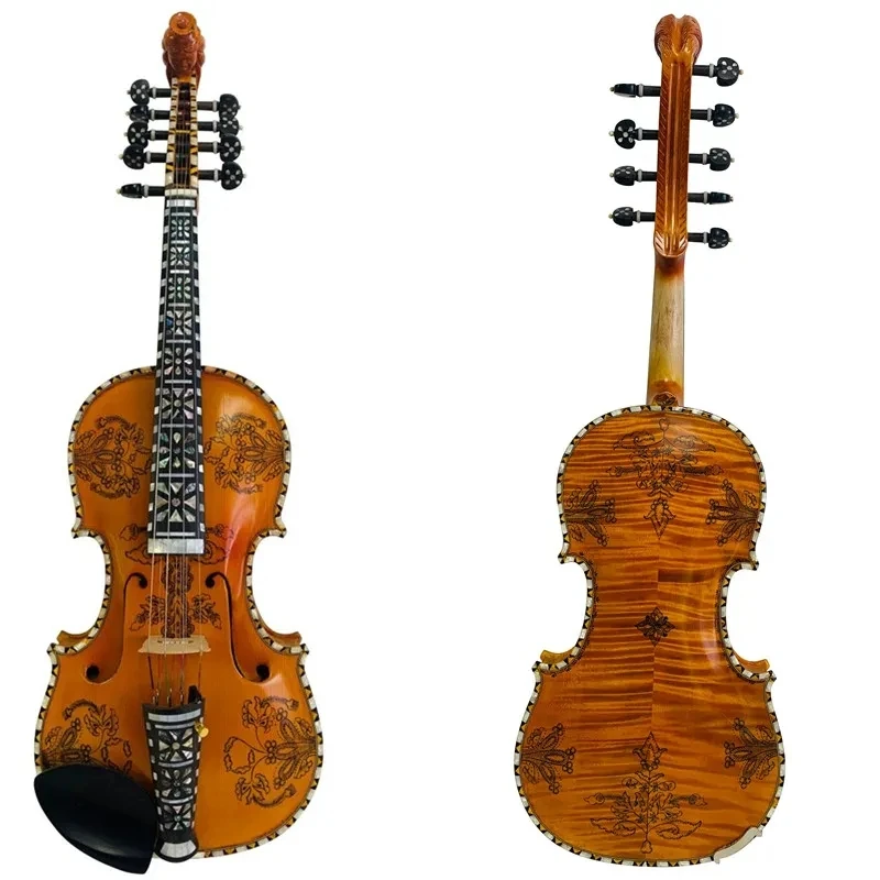 

Deluxe fancy Norwegian fiddle 4/4 violin (4*5) of profession concert #SONG