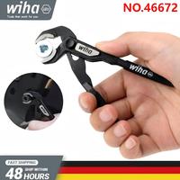 WIHA Multi-purpose water pump pliers 5 inch mini pliers single-handed precision pipe pliers 5 quick-adjustment positions 46672