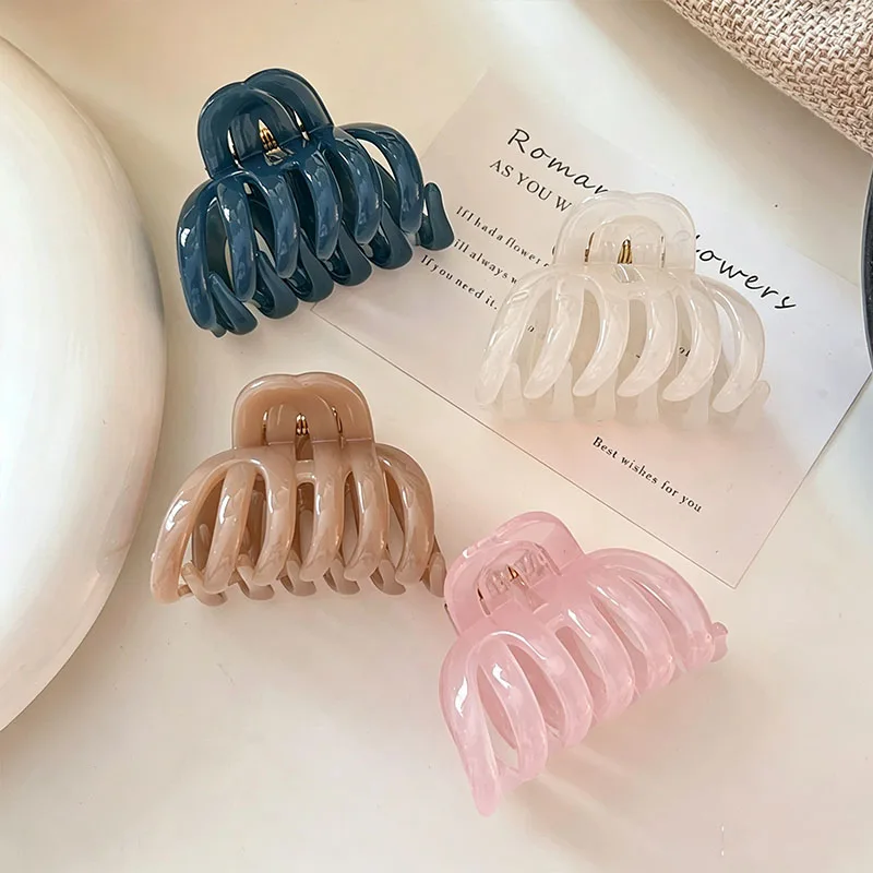 Elegante, hochwertige, solide kleine Kürbis-Haarspange für Damen und Mädchen, süße Haarspange, Haarklammer, modische Haaraccessoires – Detail 6