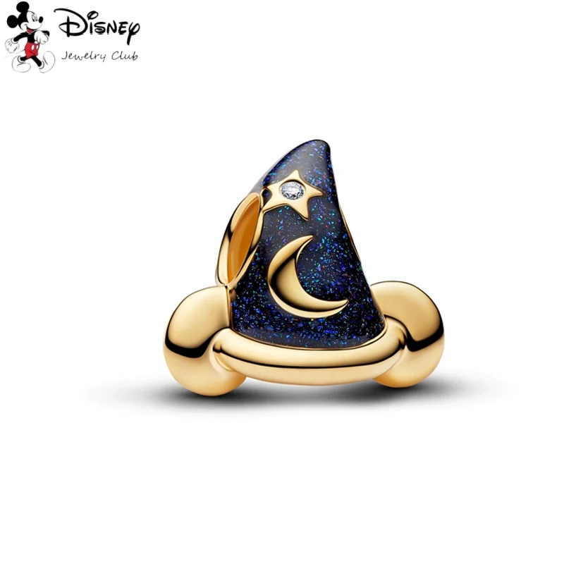 MINISO 2025NEW ديزني لتقوم بها بنفسك صنع أفلام الرسوم المتحركة أنيمي ميكي ماوس ، غرزة استرخى خرزة ساحرة تناسب سوار الفضة الأصلي مجوهرات