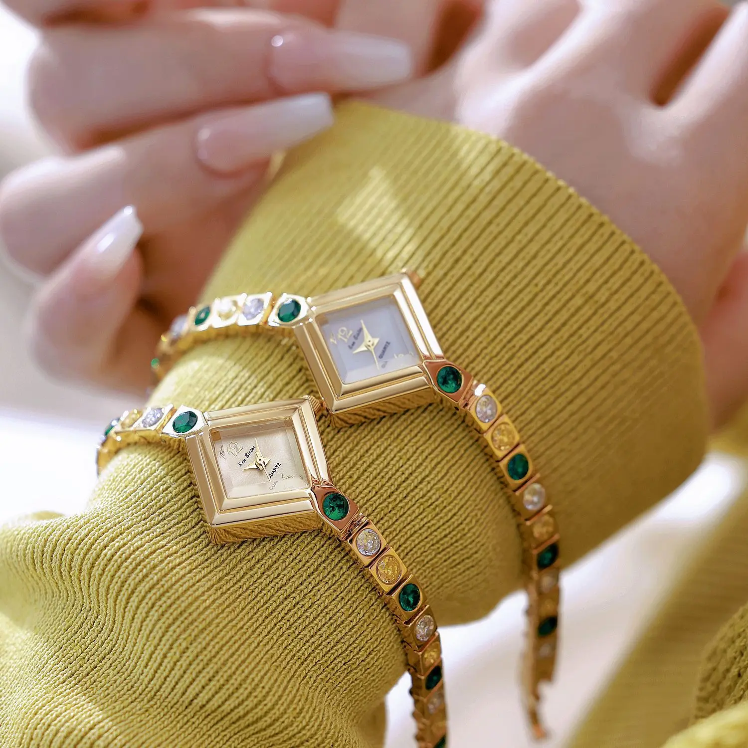 Los mejores regalos para mujer, relojes inusuales con diamantes, reloj de cuarzo de lujo Vintage, relojes de pulsera impermeables a la moda para mujer