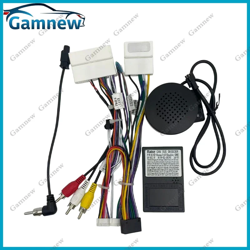 16Pin Car Wiring Harness Adapter Canbus Box Decoder For Renault Duster 2021+ G-RZ-Runault61