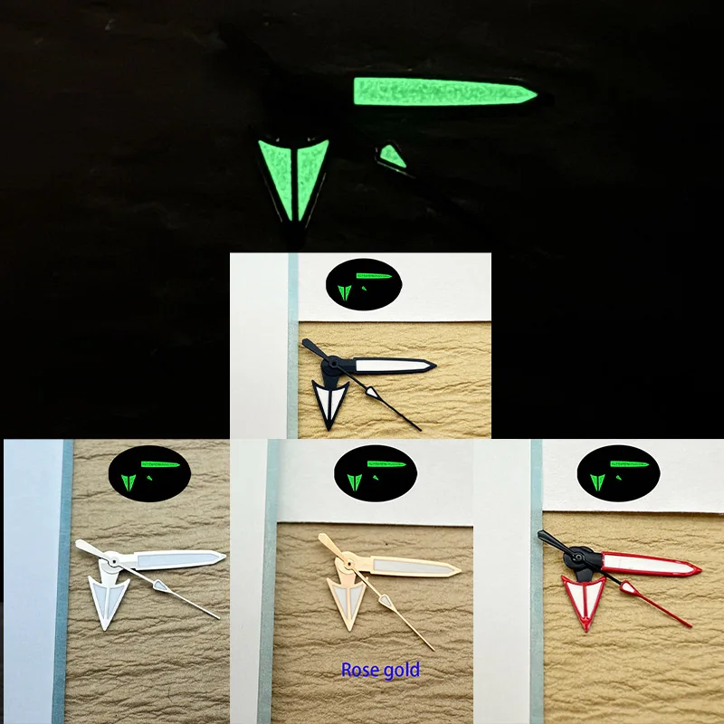 

Mod NH35 NH36 High quality Watch Hands Green Luminous Hands For NH35 NH36 4R35 4R36 7S26 Movement Men Watch Case Parts