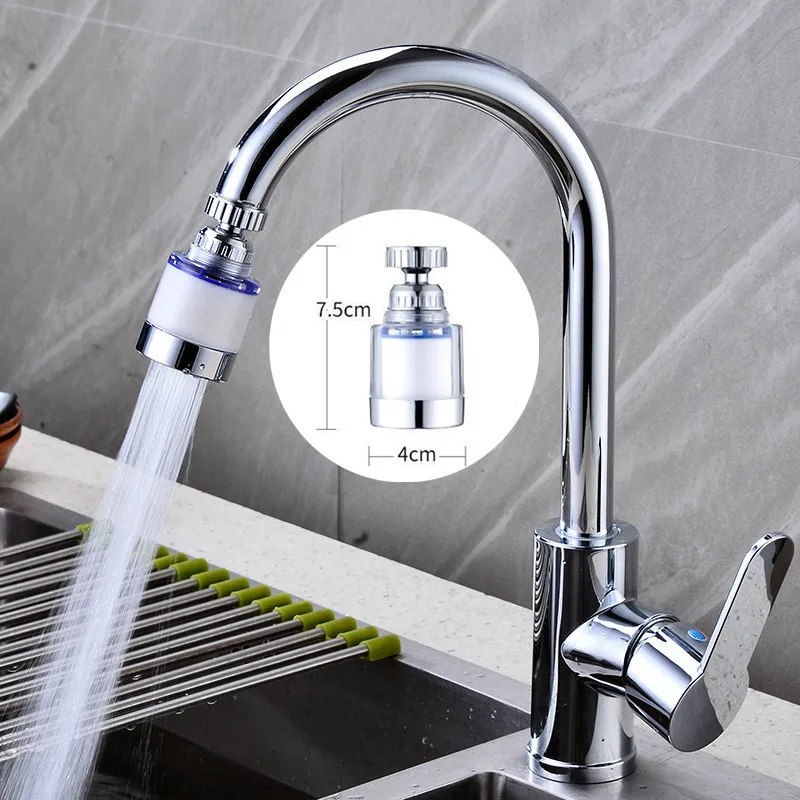 Water Saving Kitchen Faucet Aerator Nozzle Tap Adapter Device Splashproof water filter Bubbler Swivel Head Bathroom Accessories