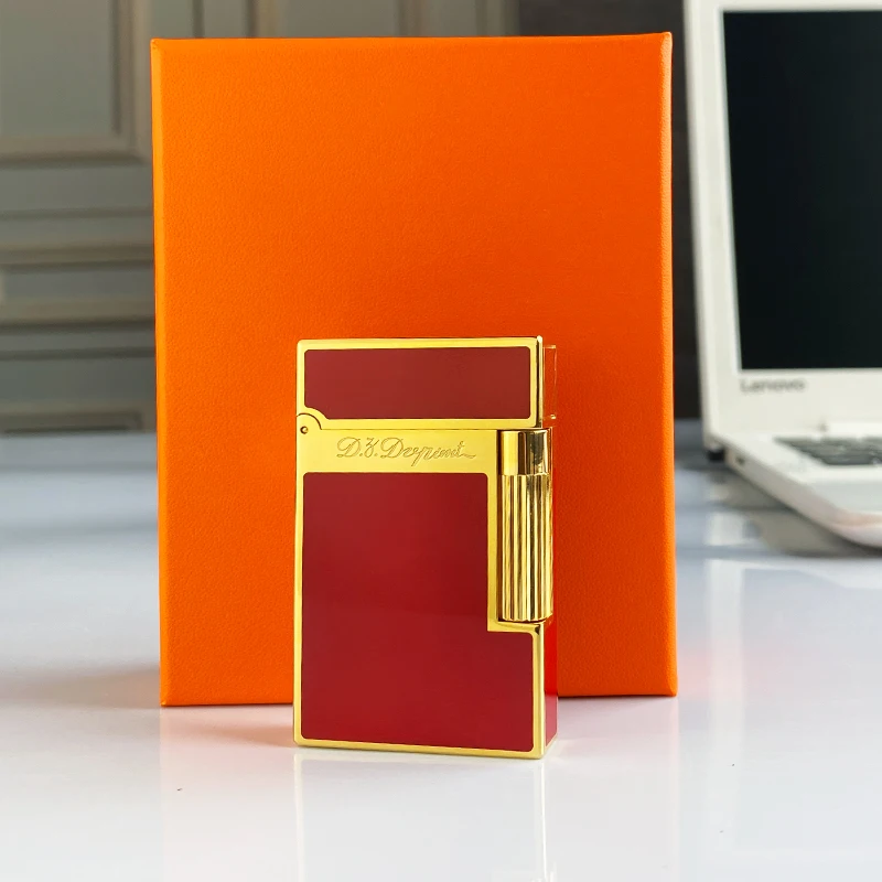 New commemorative edition single and double flame luxury lighter Ping Sound natural paint cigarette smoking butane lighter 16080