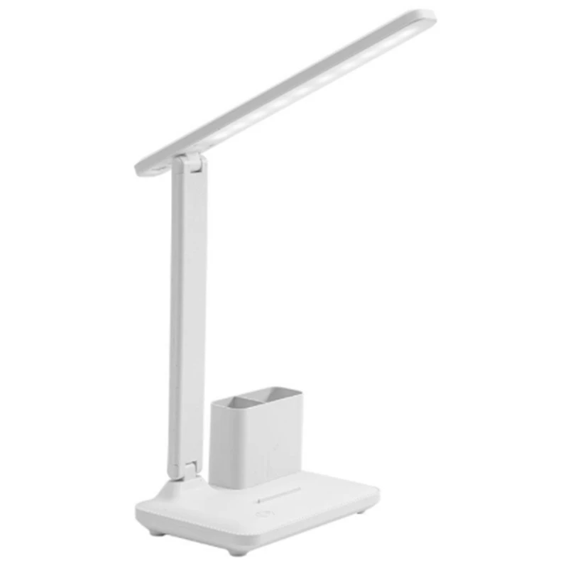 

LED USB Touch Dimming Desk Lamp Eye Protection Working Reading Rechargeable Table Lamp Multi-Function Bracket