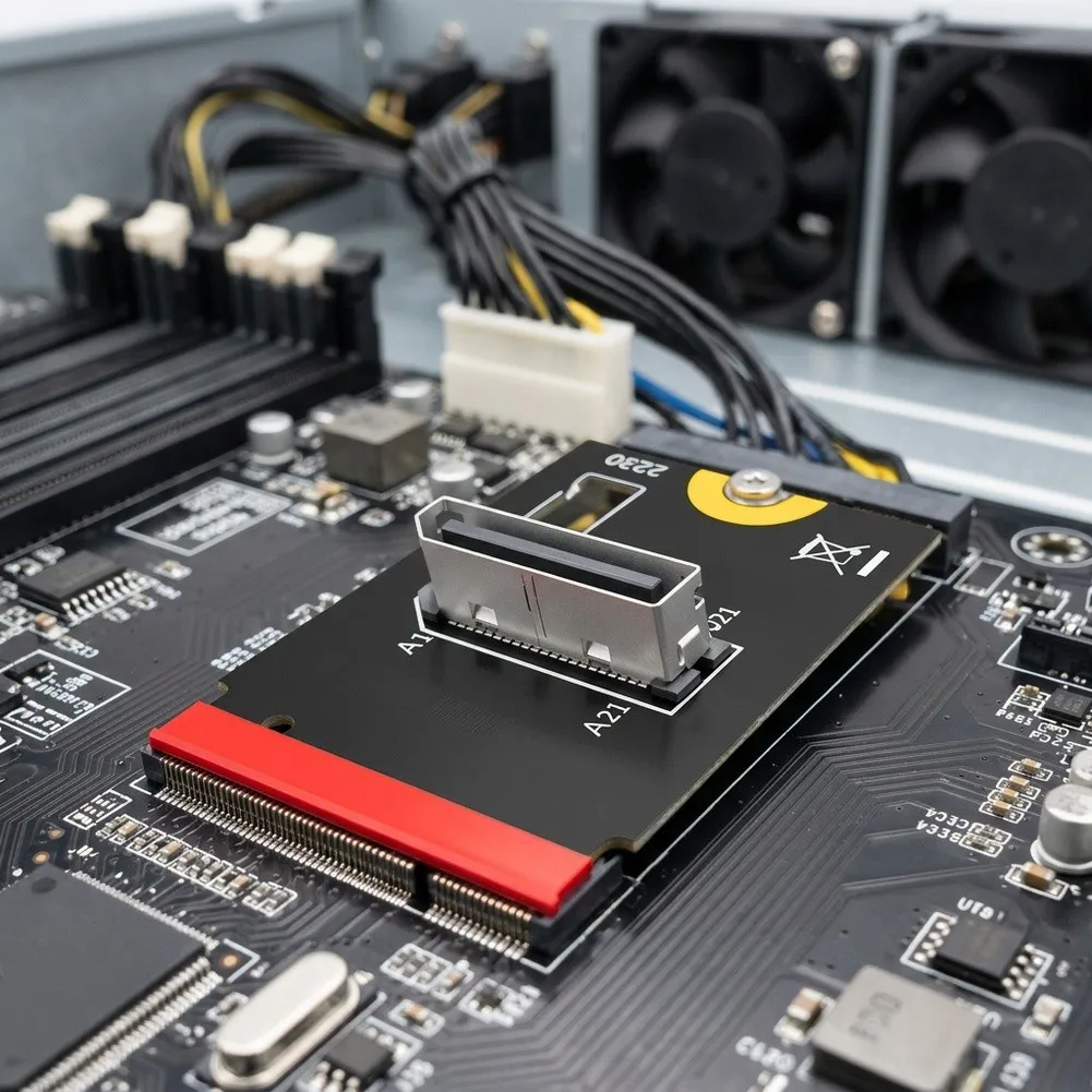 Key M to SFF-8612 Adapter Card Compatible with 2230 2242 2260 2280 For SSDs for U.2 Infrastructure Integration