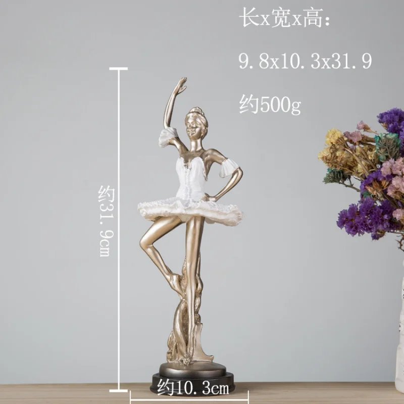 الشمال الباليه فتاة الإبداعية ديكور المنزل غرفة المعيشة دراسة بسيطة الحديثة ديكور مكتب العرض #3