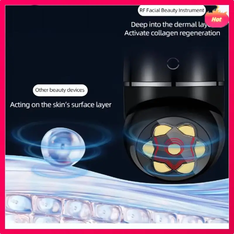 AD-Microcurrent gezichtsapparaat Rood licht gezichtsbeeldhouwen hulpmiddel voor nek- en ooghuidverzorging Gezichtsmassager Perfecte geschenken