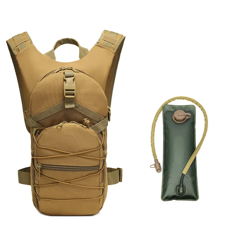 

Outdoor Waterproof Tactical Camouflage Backpack with Free Water Bladder for Running, Mountaineering & Cycling