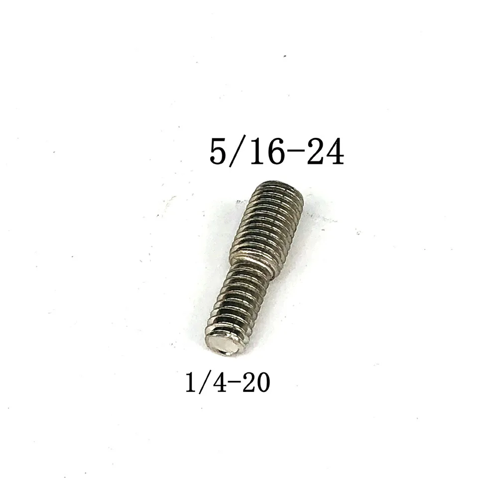 

2PC 1/4-5/16 Thread Adapter Screw Bow Handle Balance Rod Counterweight Conversion Screws Bow and Arrow Archery Accessory