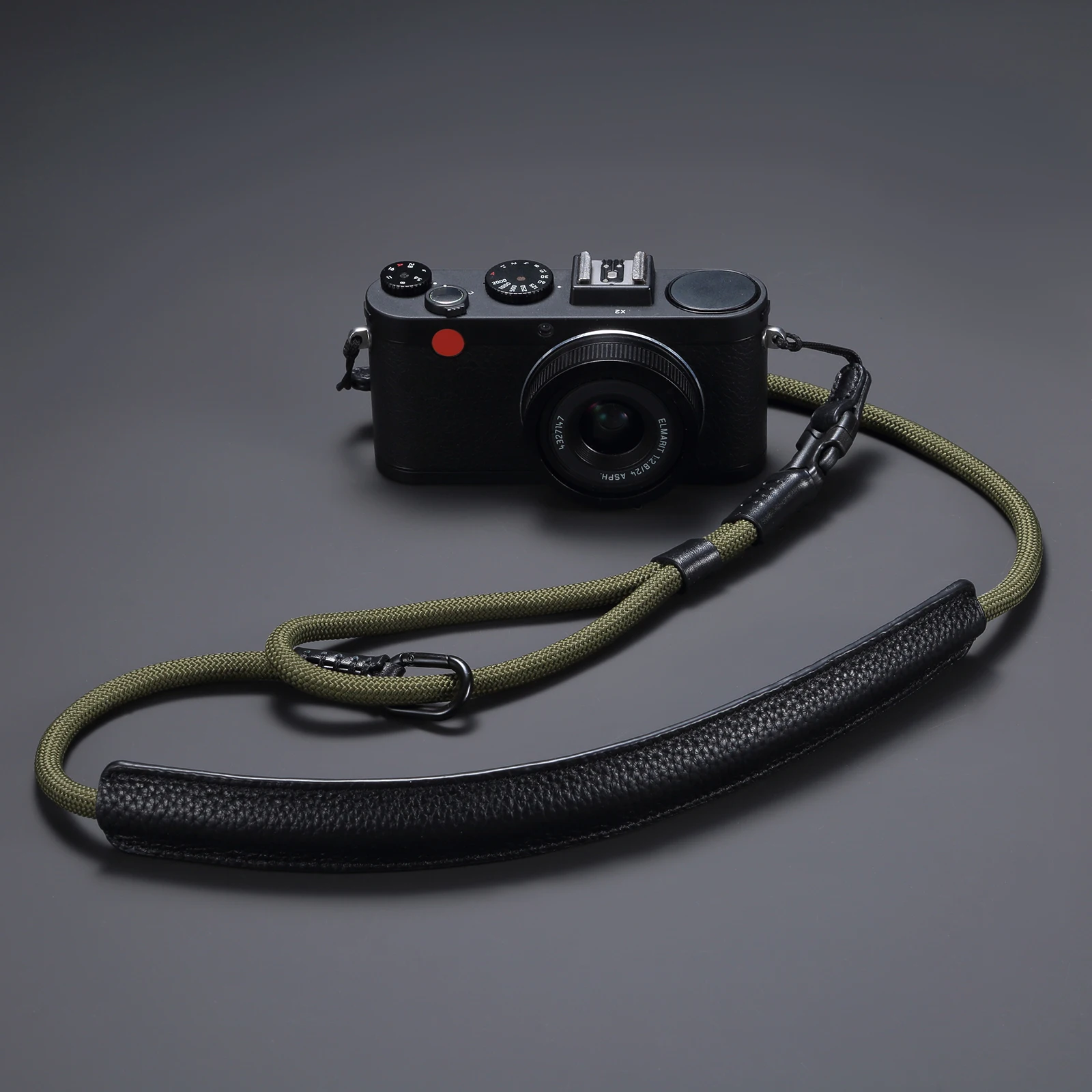 

Braided Nylon Genuine Leather Padded Camera Strap Quick Release Shouldert for Sony Fuji Leica Canon Nikon PhotographyAccessories