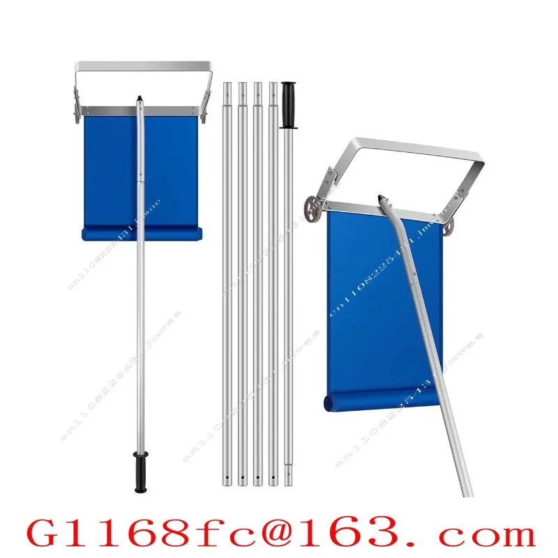 20 Foot Outdoor Roof Snow Scraper, Ultra Long Snow Removal Tool, Snow Scraper