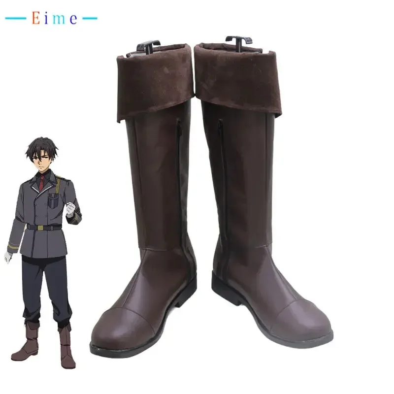 

Обувь из искусственной кожи в стиле аниме 86 Eighty Six Shinei Nouzen, карнавальные ботинки на Хэллоуин, реквизит для косплея, изготовленные на заказ; 2 дюйма, 5,5 ч;