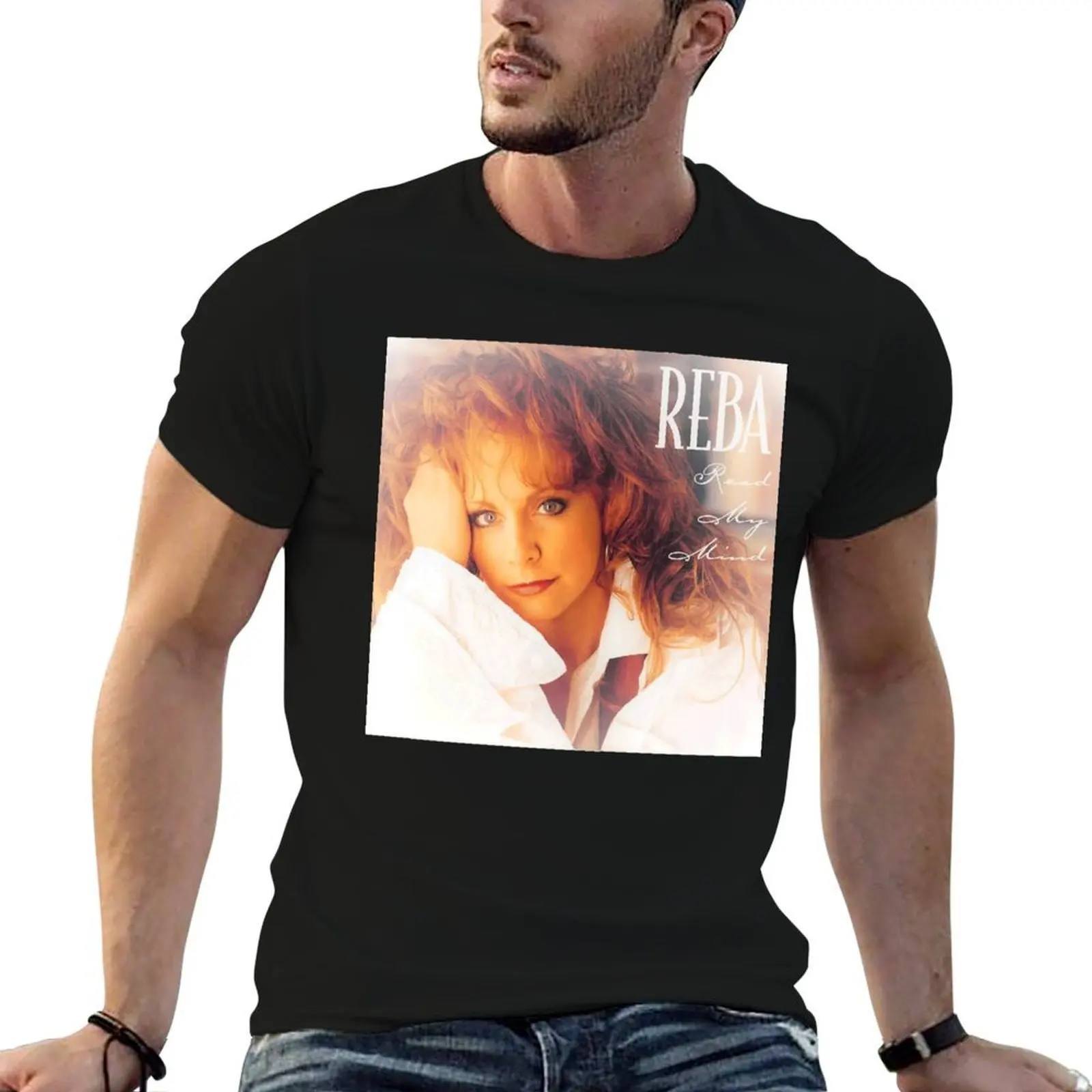 REBA MCENTIRE T-Shirt t shirts for man pack cotton t shirt man luxury t shirts for man cotton T-shirt
