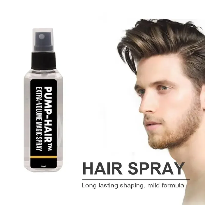 PUMP-HAIR Extra-Volume Spray Hairspray Hair Styling Spray Strong Hair Styling Gel Contains Dense Hair Fibers Spray