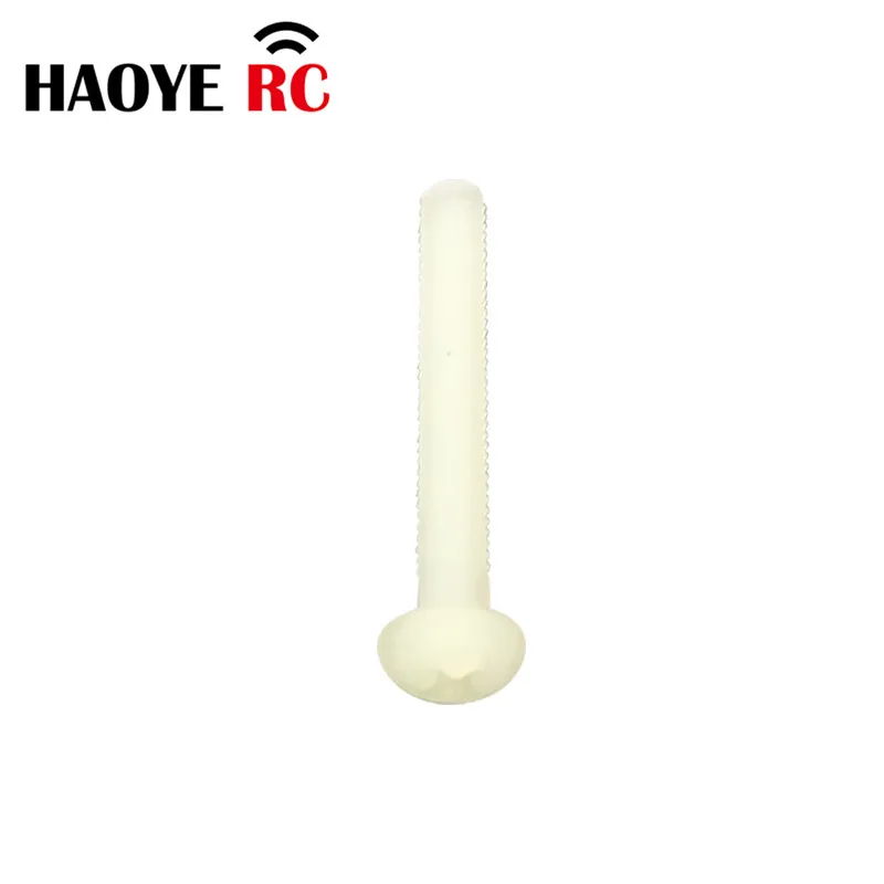Haoye 10pcs m4 metrisches Gewinde Nylon Kunststoff Kreuz Rund kopfs ch raube Schraube Gewinde länge 26mm für RC Flugzeug Ersatz