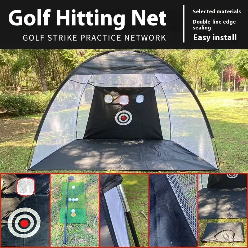 High Elasticity Indoor/Outdoor Golf Practice Ball Net Swing Cutting Hitting Nets for Golf Trainingpromote sales