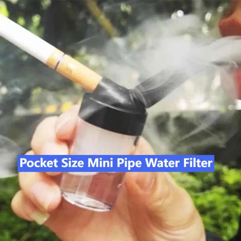 

Pocket-Sized Water Filter Mini Pipe | Portable Smoking Tool with Advanced Filtration