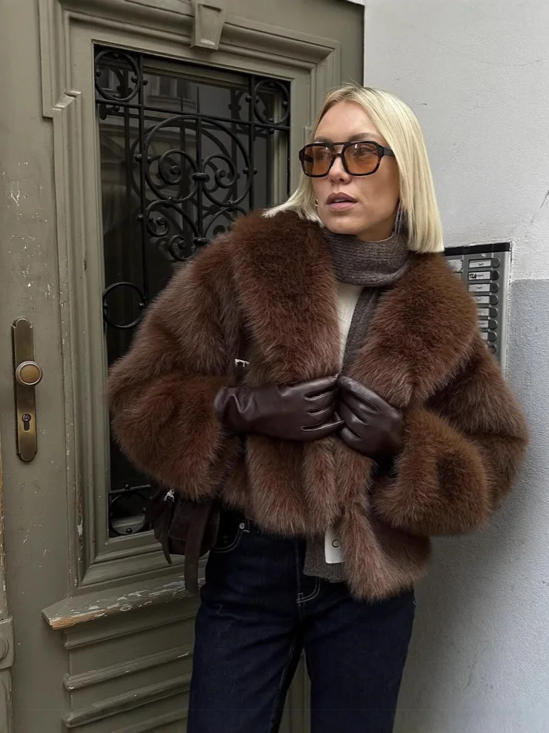 

Пальто из искусственного меха Длинные женские пальто Женские средней длины для поездок на работу Женский британский стиль Натуральный элегантный эполет с регулируемой талией Тяжелый