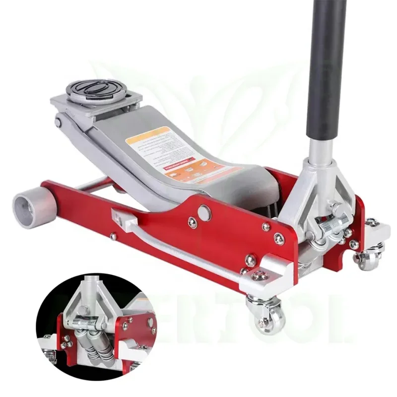 

Hot Sale Double Cylinder 3 Ton Thickened Horizontal Hydraulic Jack In Japanese Market Manual Floor Jack