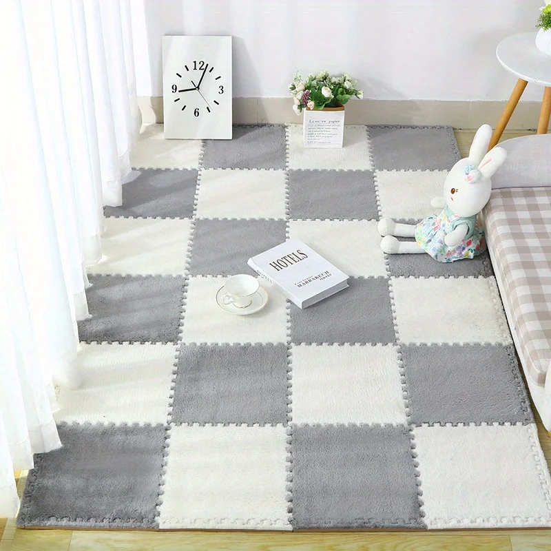 8/16 قطعة الطفل رقيق سجادة ألغاز لينة رغوة تسلق السجاد المتشابكة حصيرة مكافحة سقوط السرير حصيرة قابل للغسل وقطع إلى حجم #5