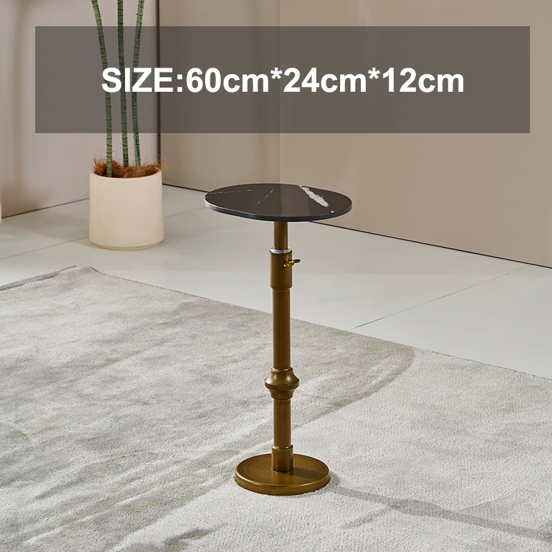 Adjustable Bar Table Pub Table Counter Bar Height Aluminum Star Base Movable for Stand Desk Bistro Table