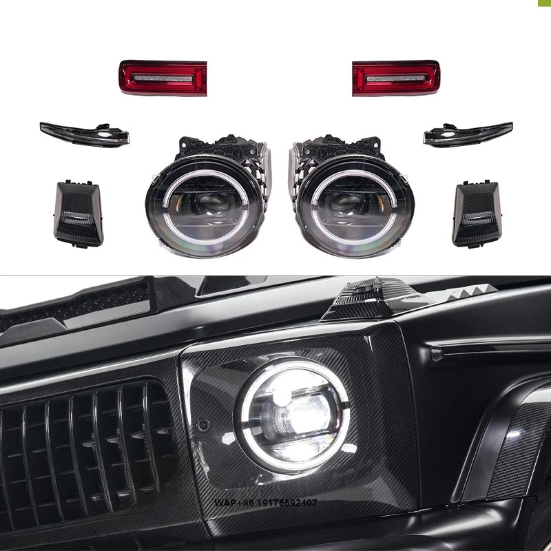 2019-2025 W464 W465 Headlight Tail Lights for  G Class G500 G63 G450D Aftermarket Turning Single Light Led Head Lamps  Lamp