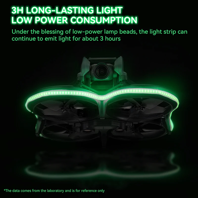 RCSTQ Drones Strip Light For DJI Avata Waterproof Silicone LED Night Flight Warning Lamp Belt Brightness Adjustable Accessories