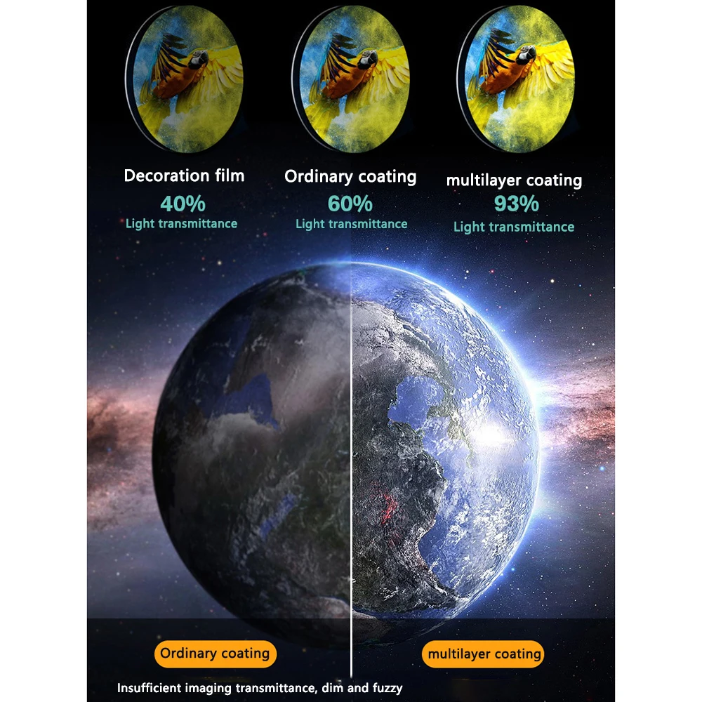تلسكوب فلكي احترافي F30070 أحادي العين 150 مرة تكبير عالي الدقة للرؤية الليلية رؤية القمر ستار مراقبة النجوم تلسكوب خارجي
