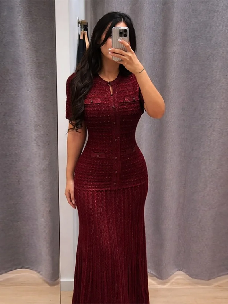 Thumbnail 4 - #89 Latest Ribbed Knit Dress Offers