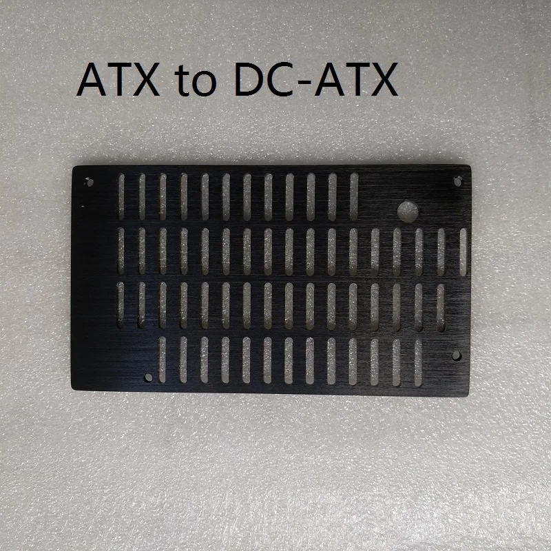 ATX To DC-ATX Power Mounting Conversion Board Thick 3mm Aluminum Plate Blackening Process