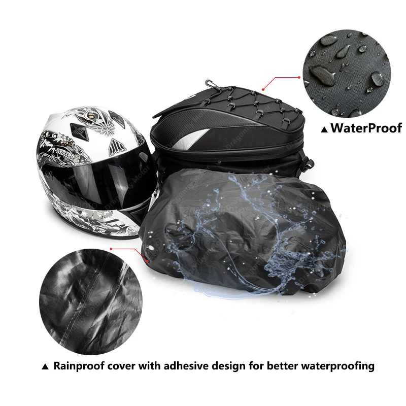 Motorcycle Tail Bag For BMW K1200S K1200 K 1200S 2003-2009 2008 2007 2006 Waterproof Large Capacity Multifunction Helmet Bag