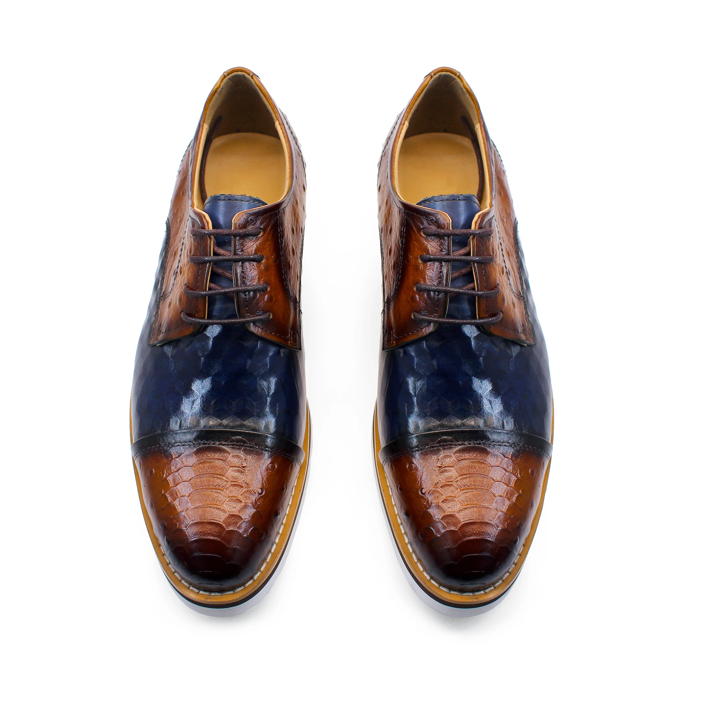 Sepatu Kulit Asli Pria Mewah S - Men Formal Wear With Sneakers ulasan dan harga