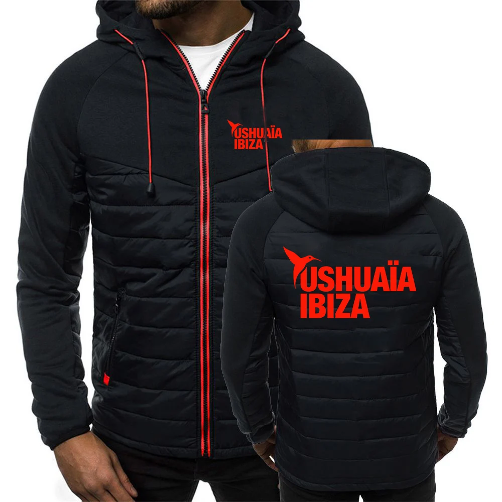 2026 Spring And Autumn Constant Temperature Comfortable Men's Premium Hoodies Ushuaia Ibiza Logo Print Versatile Jacket Coat