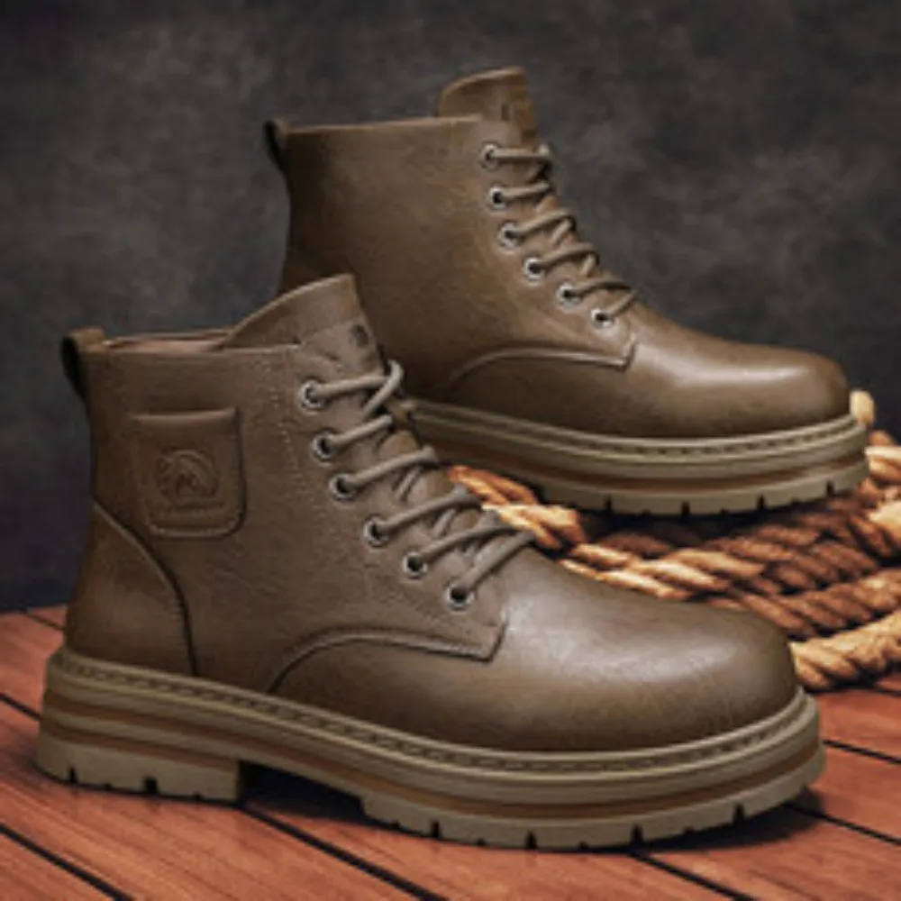 

Ankle Boots Loafers Motorcycle Boots Man Shoes for Men Soft and Comfortable Loafers New Non-Slip Outdoor Shoes Wear-resistant