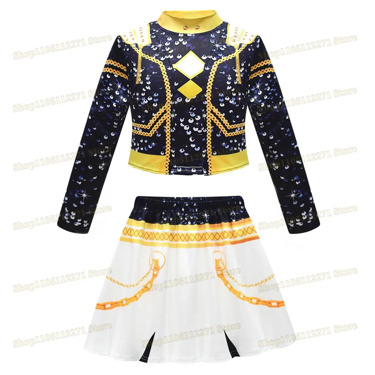 Enfants fille Kpop Zoey Mira Rumi Cosplay Golden Huntrix Costume impression 3D chasseurs de démons scène Costume enfant Halloween fête Clolthes