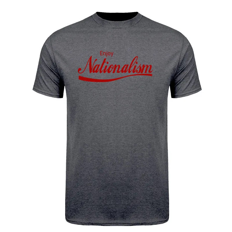 Genießen Sie Nationalismus Nationalistisches T-Shirt Grafik Streetwear Kurzarm O-Ausschnitt Harajuku T-Shirt Herrenbekleidung DY-387 – Detail 4