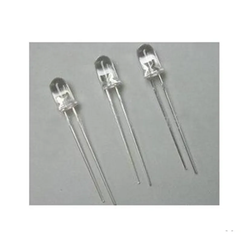 Lot de 50 diodes électroluminescentes, 3mm, 940NM, F3, tubes infrarouges, tube d'envoi non visible, distance de 10m